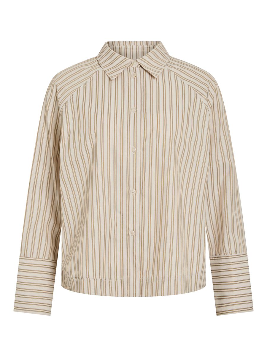 Product tile image - STRIPED SHIRT, Birch | 14112670_Birch_1242197