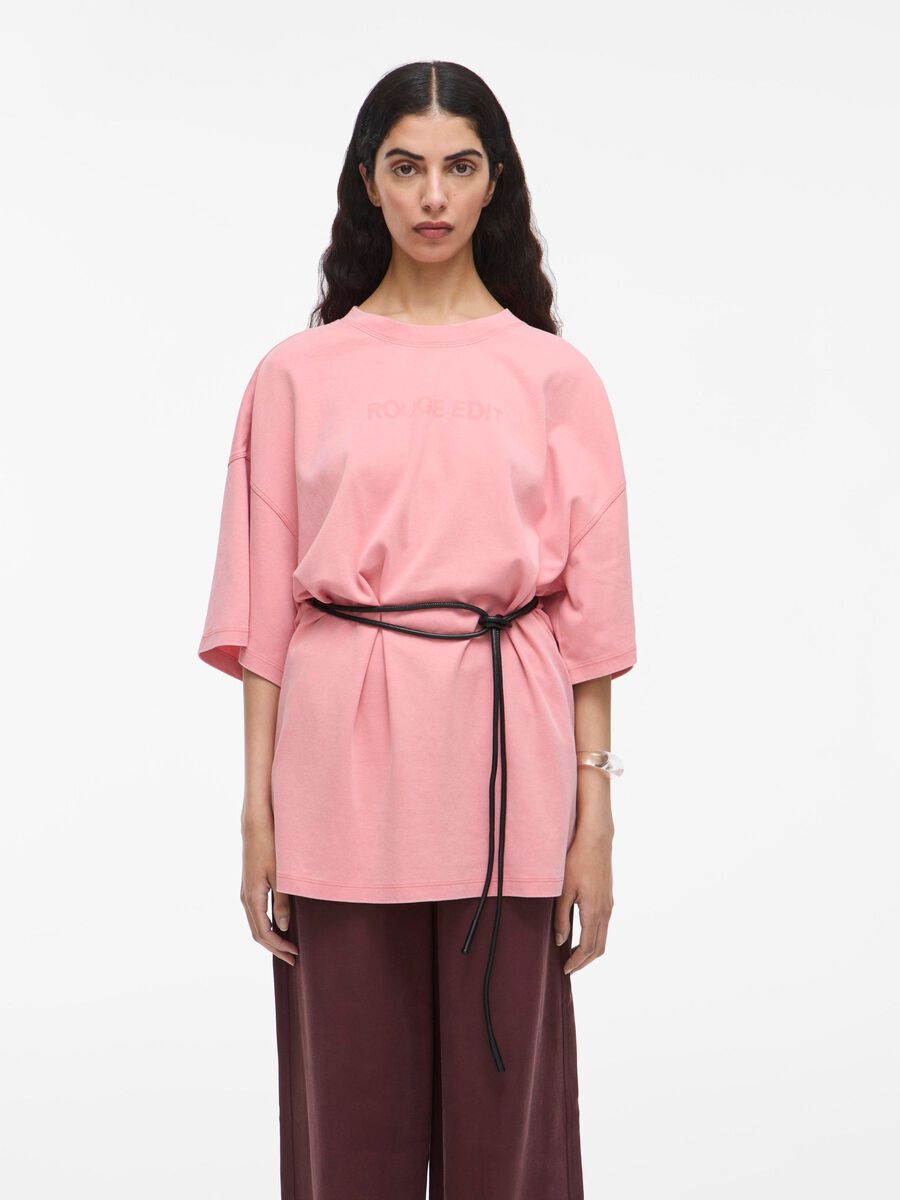 VILA COTTON T-SHIRT, Peach Blossom, highres - 14108017_PeachBlossom_003.jpg