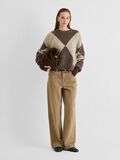 Product image thumbnail 4 ROUND NECK KNITTED PULLOVER, Canteen