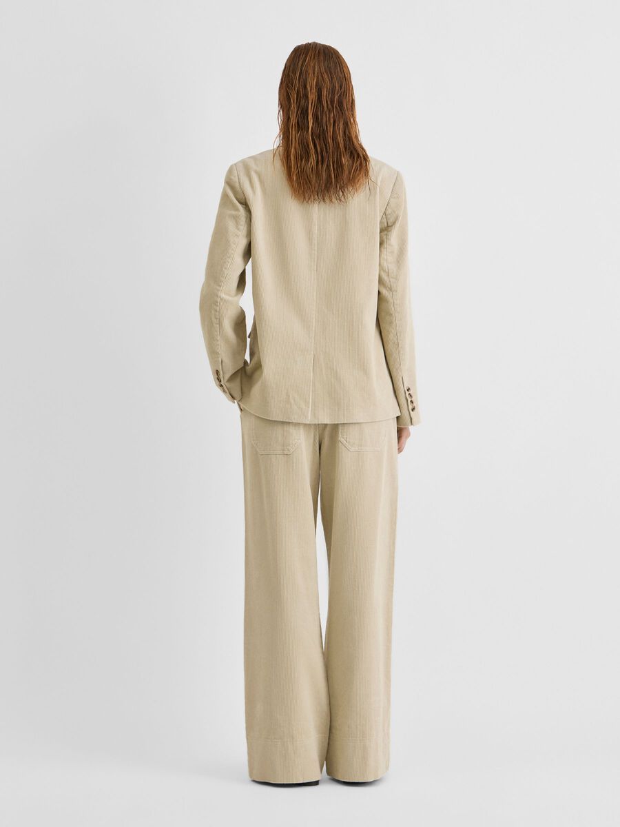 Carousel image - MID-WAIST TROUSERS, Pelican | 2