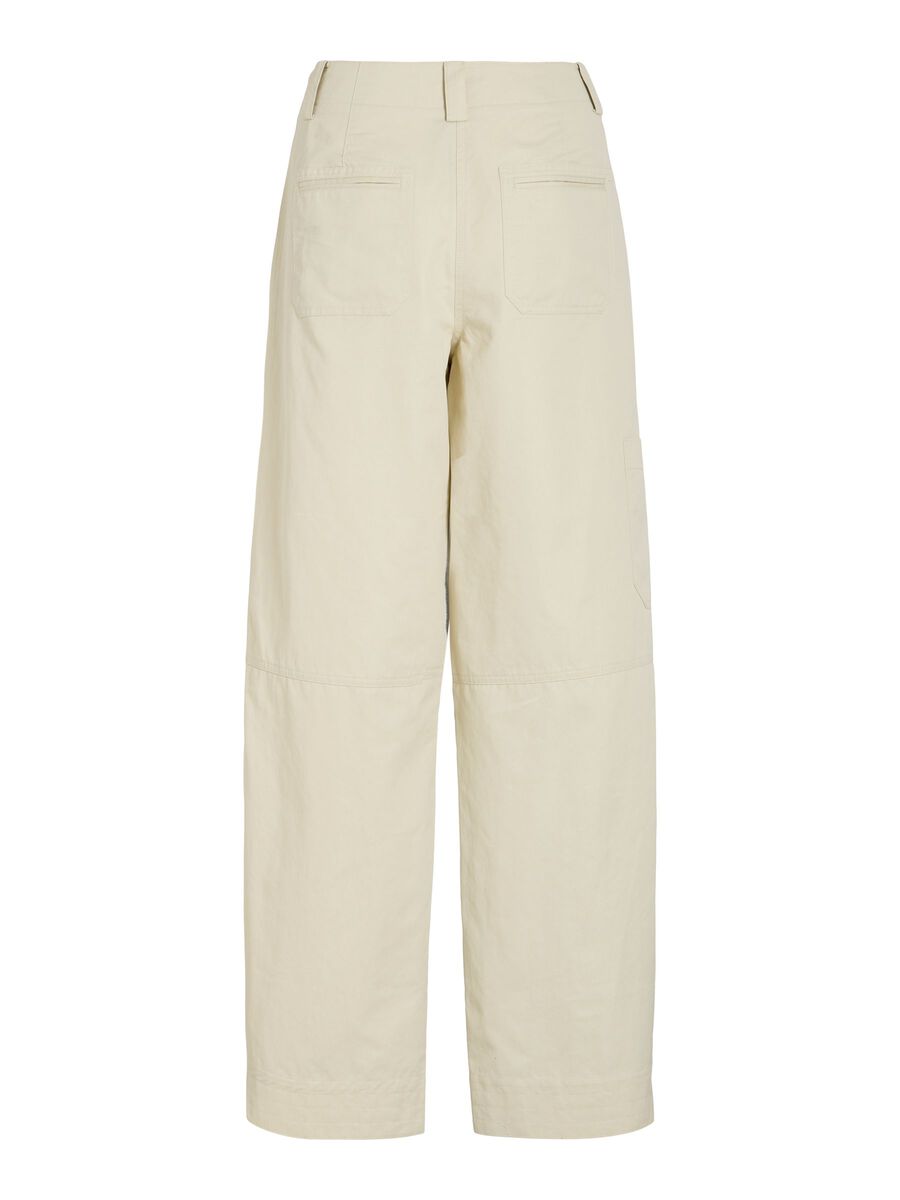 Carousel image 2 MID-WAIST WIDE-LEG TROUSERS, Castle Wall