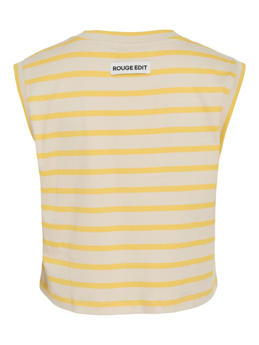 Carousel image - ROUND NECK SLEEVELESS TOP, Freesia | 2