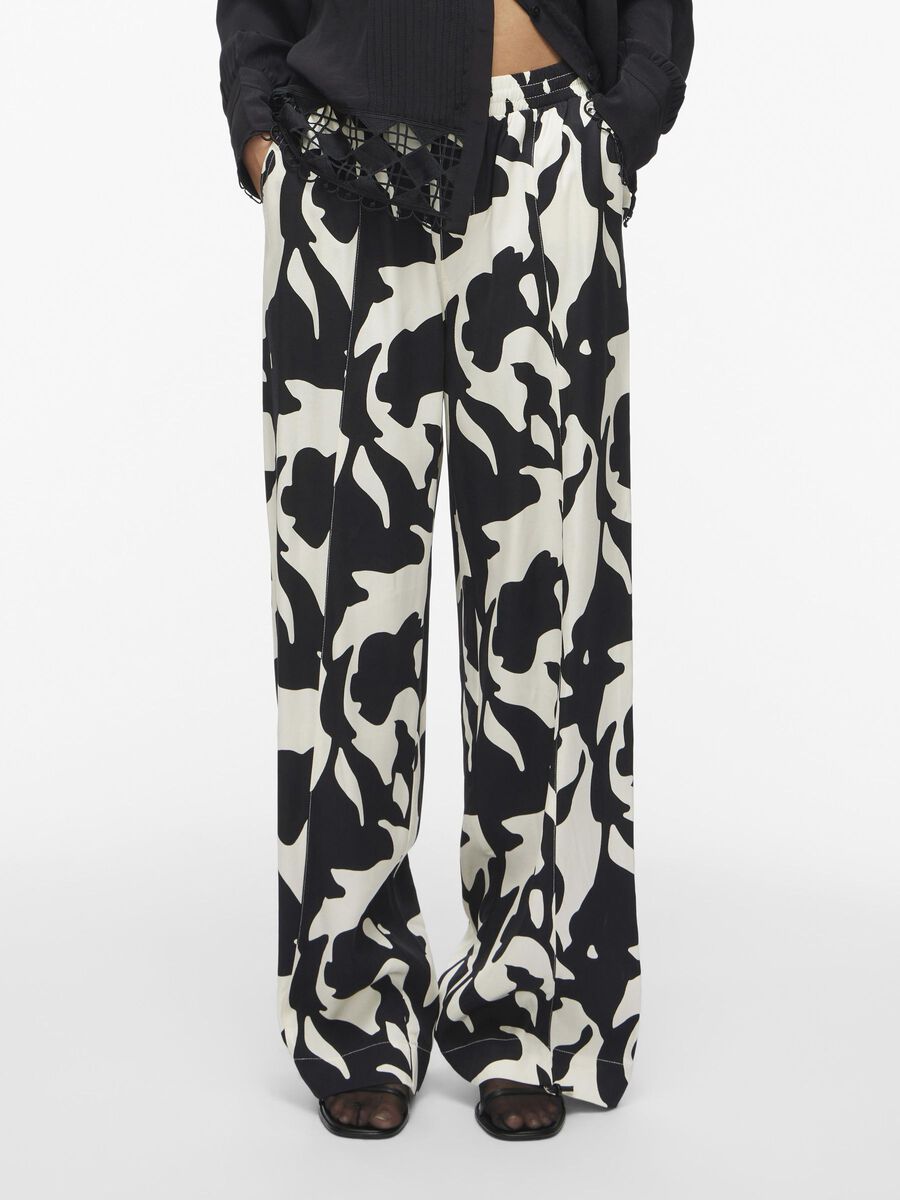 VILA HIGH WAIST TROUSERS, Birch, highres - 14104813_Birch_1167232_003.jpg