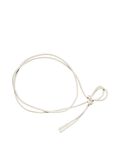 Product image thumbnail - ROPE LEATHER BELT, Cloud Dancer | 3