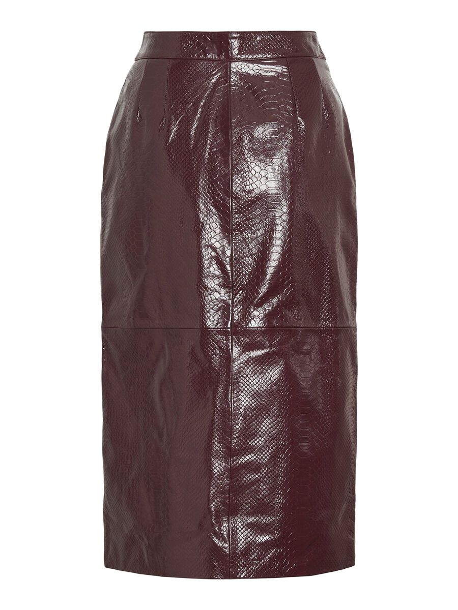 VILA MIDI LEATHER PENCIL SKIRT, Decadent Chocolate, highres - 14107777_DecadentChocolate_002.jpg