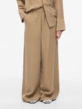 Product image thumbnail - HIGH WAIST WIDE-LEG TROUSERS, Petrified Oak | 1