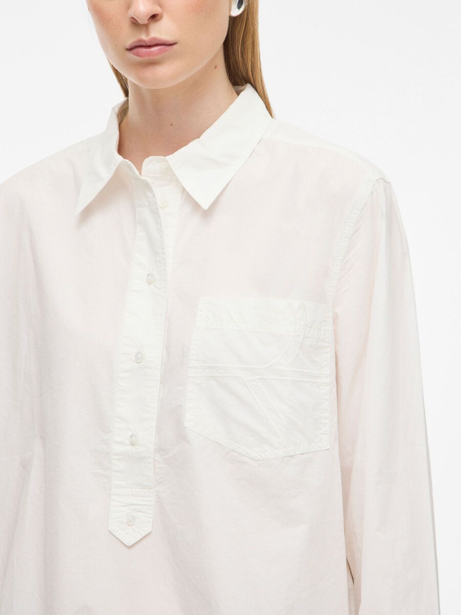 Carousel image - LONG SLEEVED SHIRT, Cloud Dancer | 3