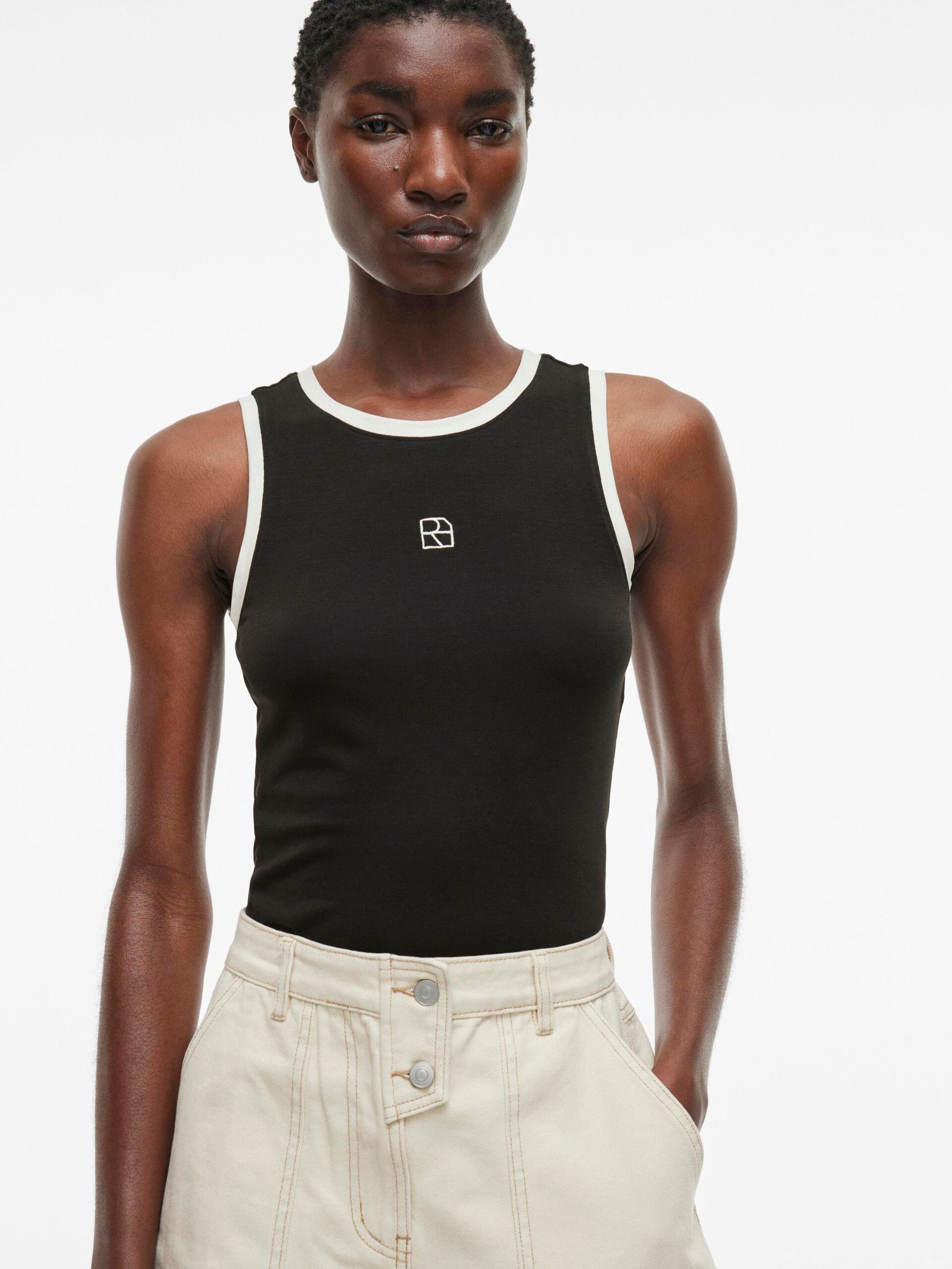 Carousel image - SLEEVELESS TANK TOP, Meteorite | 5