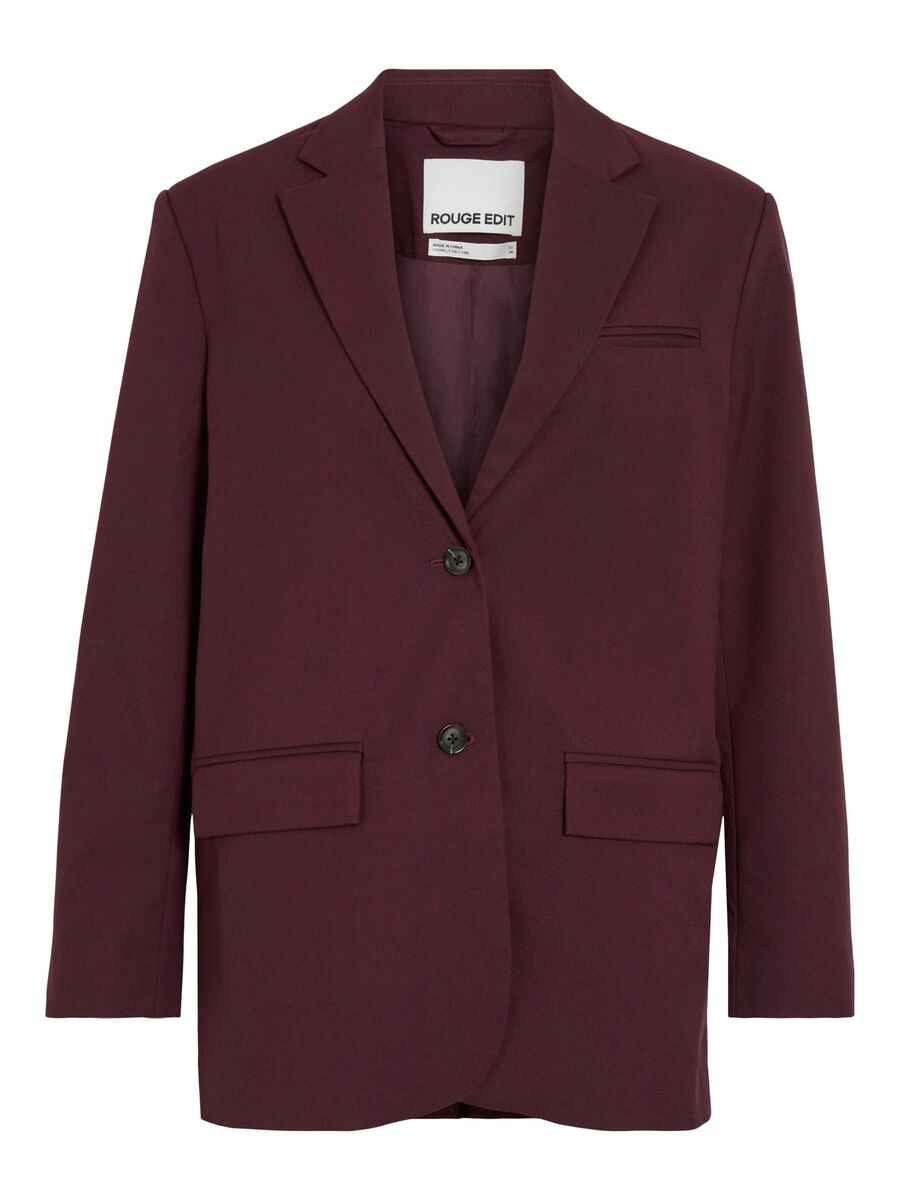 VILA OVERSIZED BLAZER, Decadent Chocolate, highres - 14107745_DecadentChocolate_001.jpg