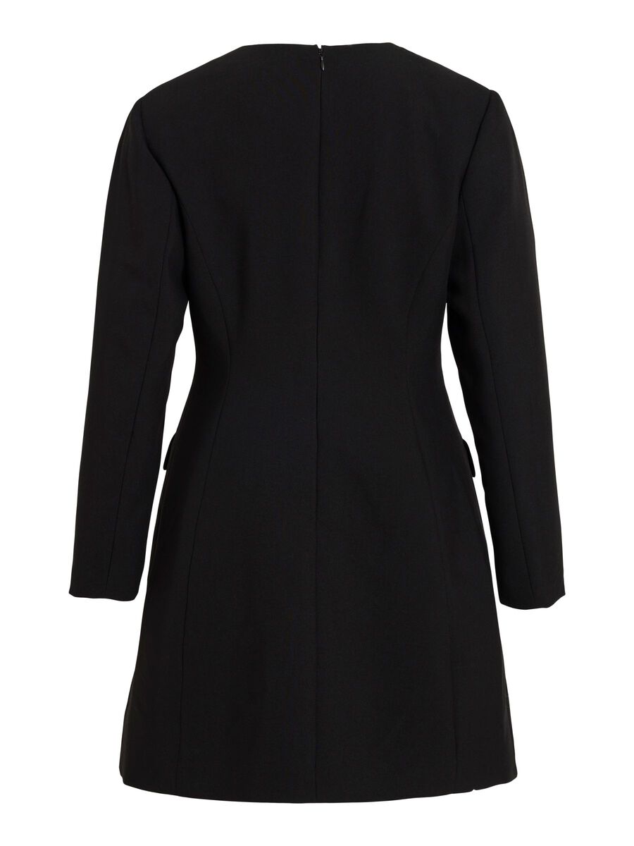 Carousel image - LONG SLEEVED SHORT DRESS, Meteorite | 2