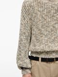 Product image thumbnail - ROUND NECK KNITTED PULLOVER, Birch | 3