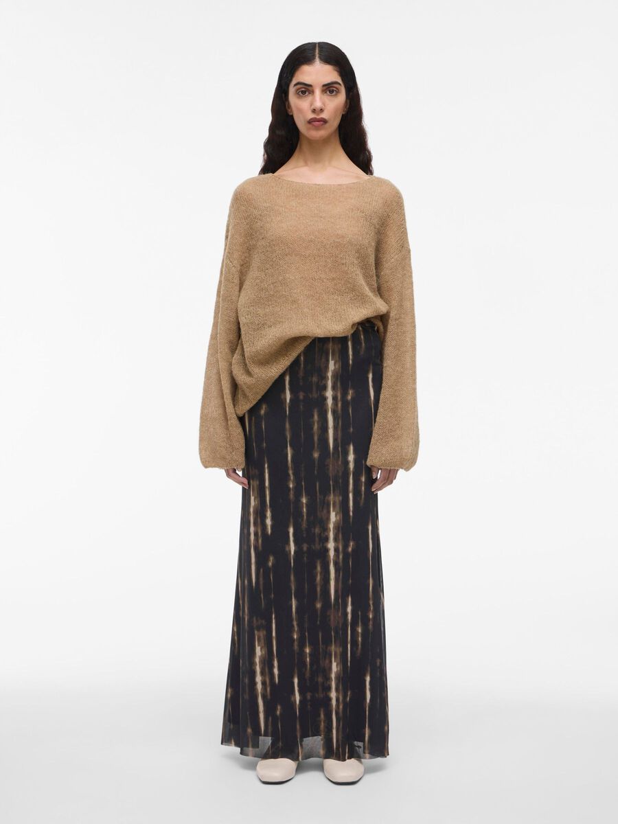 Product tile image - WOOL BLEND KNITTED PULLOVER, Petrified Oak | 14108476_PetrifiedOak