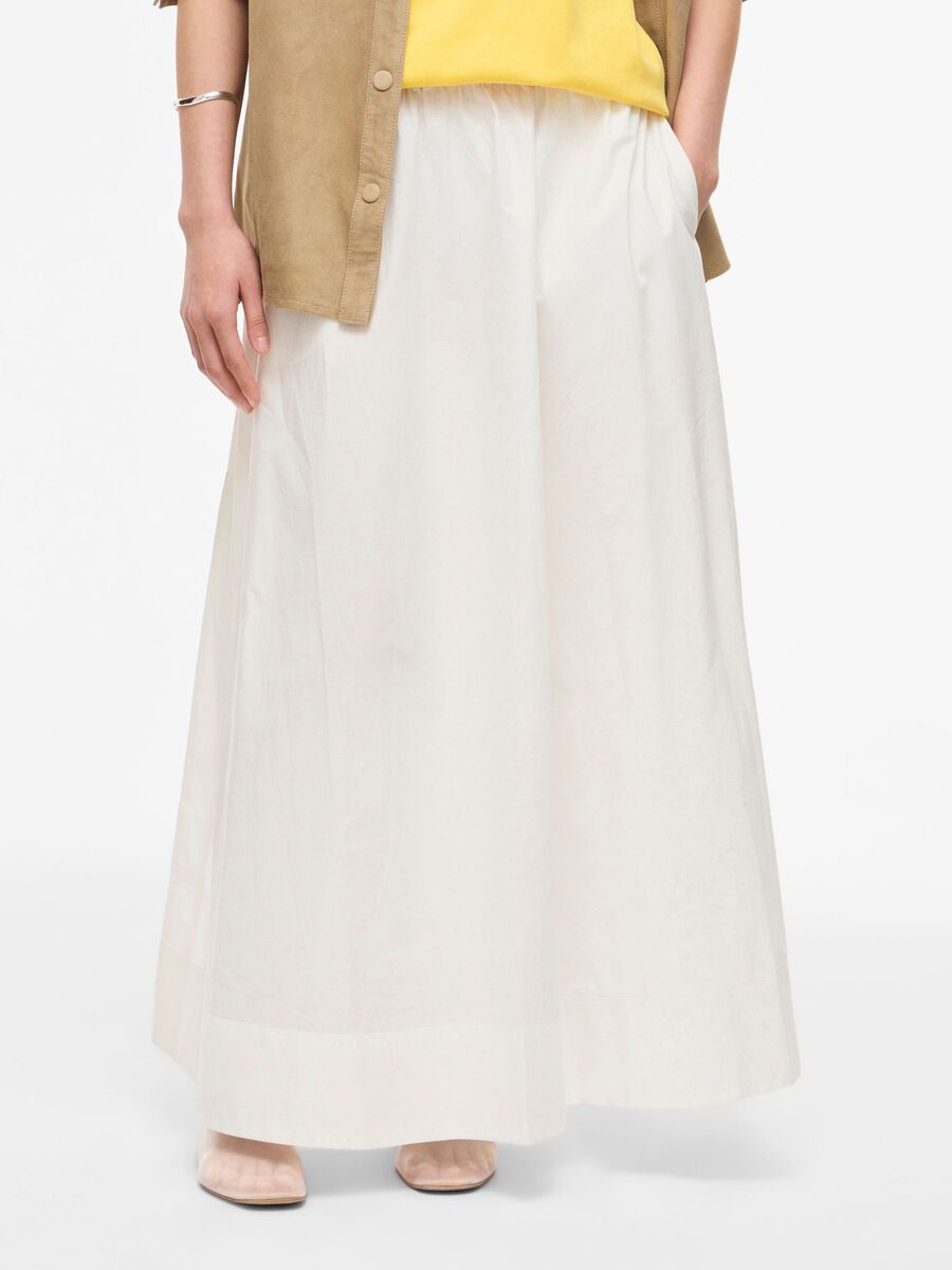 Product tile image - HIGH WAIST MAXI SKIRT, Cloud Dancer | 14116006_CloudDancer