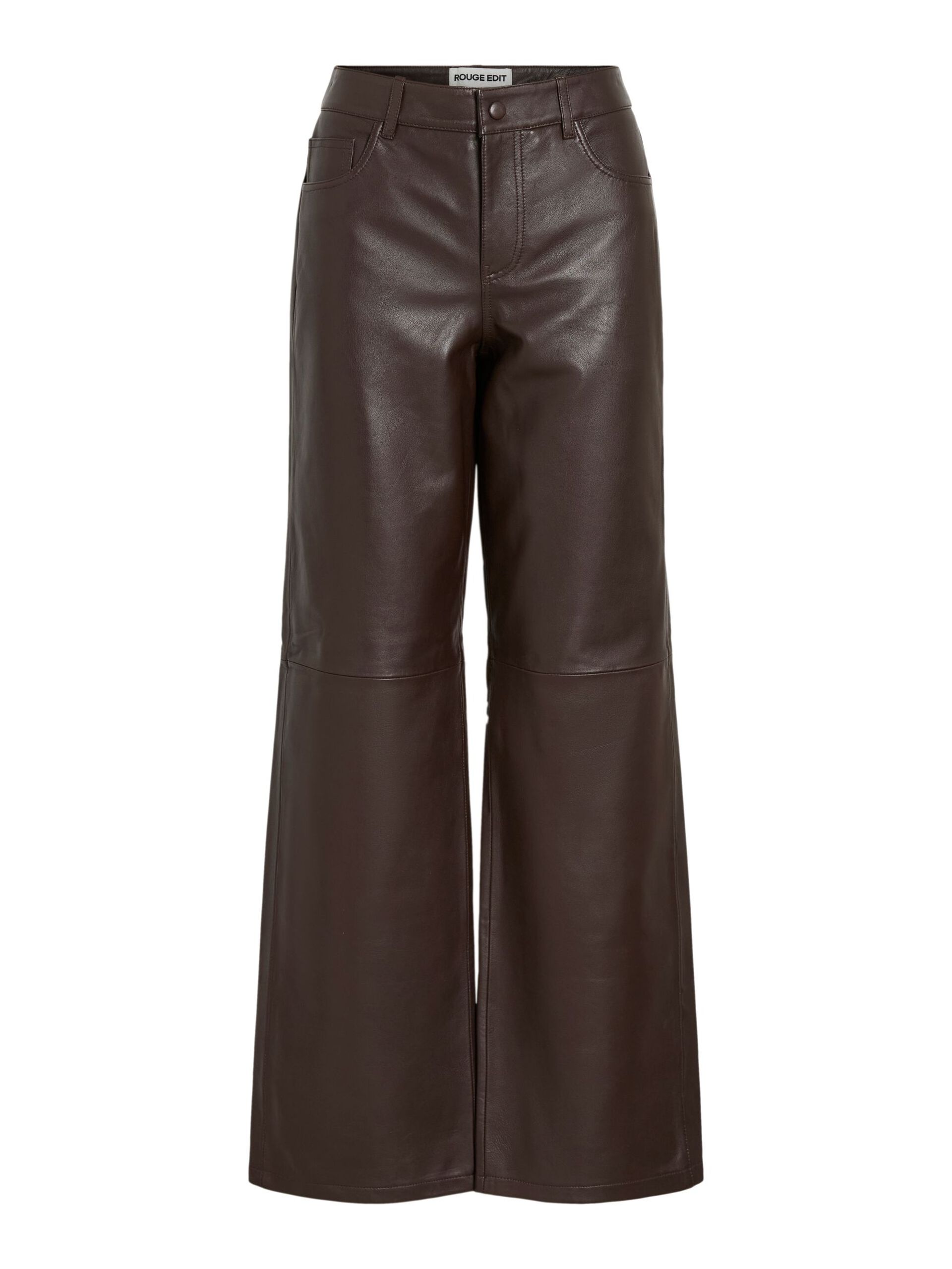 Carousel image - LEATHER TROUSERS, Chicory Coffee | 5