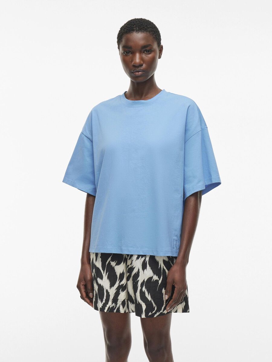 VILA OVERSIZED T-SHIRT, Little Boy Blue, highres - 14107585_LittleBoyBlue_003.jpg