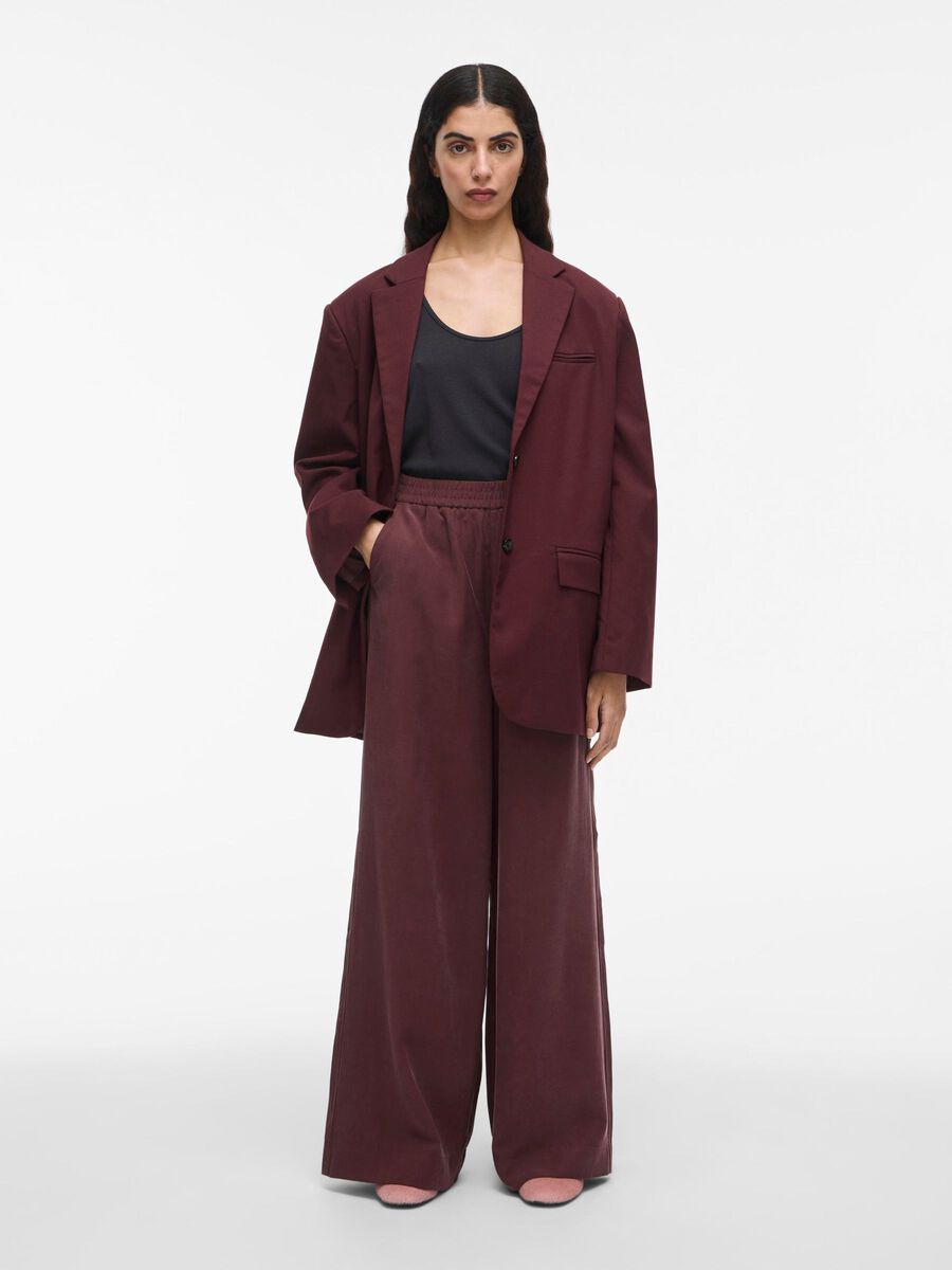 VILA MID-WAIST WIDE-LEG TROUSERS, Decadent Chocolate, highres - 14107841_DecadentChocolate_005.jpg