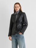 Product image thumbnail - LEATHER BLAZER, Meteorite | 1