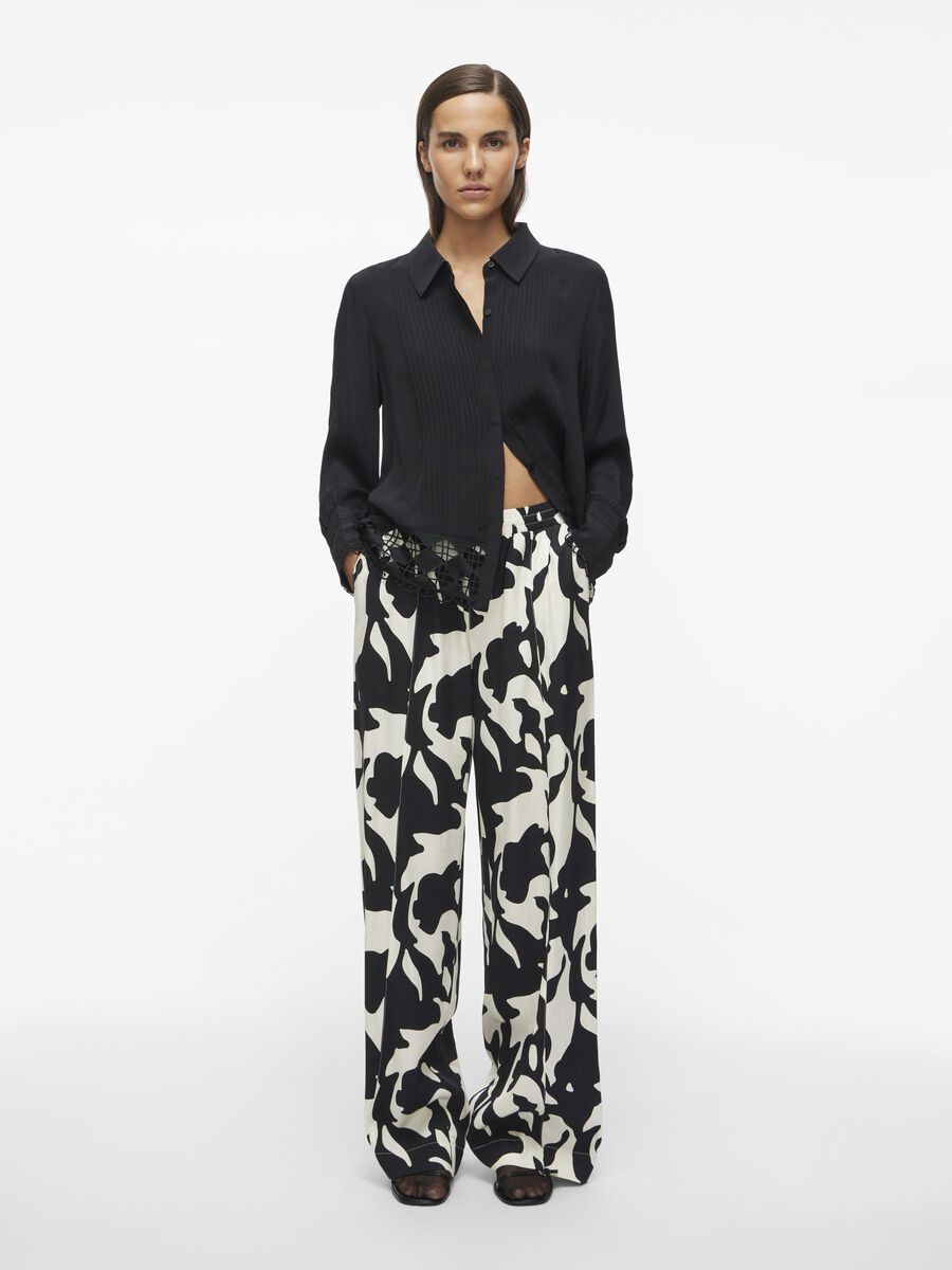 VILA HIGH WAIST TROUSERS, Birch, highres - 14104813_Birch_1167232_005.jpg