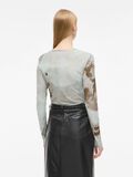 Product image thumbnail - ROUND NECK LONG SLEEVED TOP, Aquifer | 2