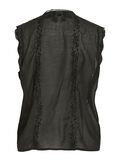 Product image thumbnail - TIE FRONT SLEEVELESS TOP, Meteorite | 2