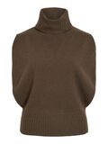 Product image thumbnail - TURTLENECK KNITTED VEST, Canteen | 1