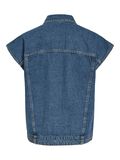 VILA OVERSIZED DENIM VEST, Dark Medium Blue Denim, highres - 14107739_DarkMediumBlueDenim_002.jpg