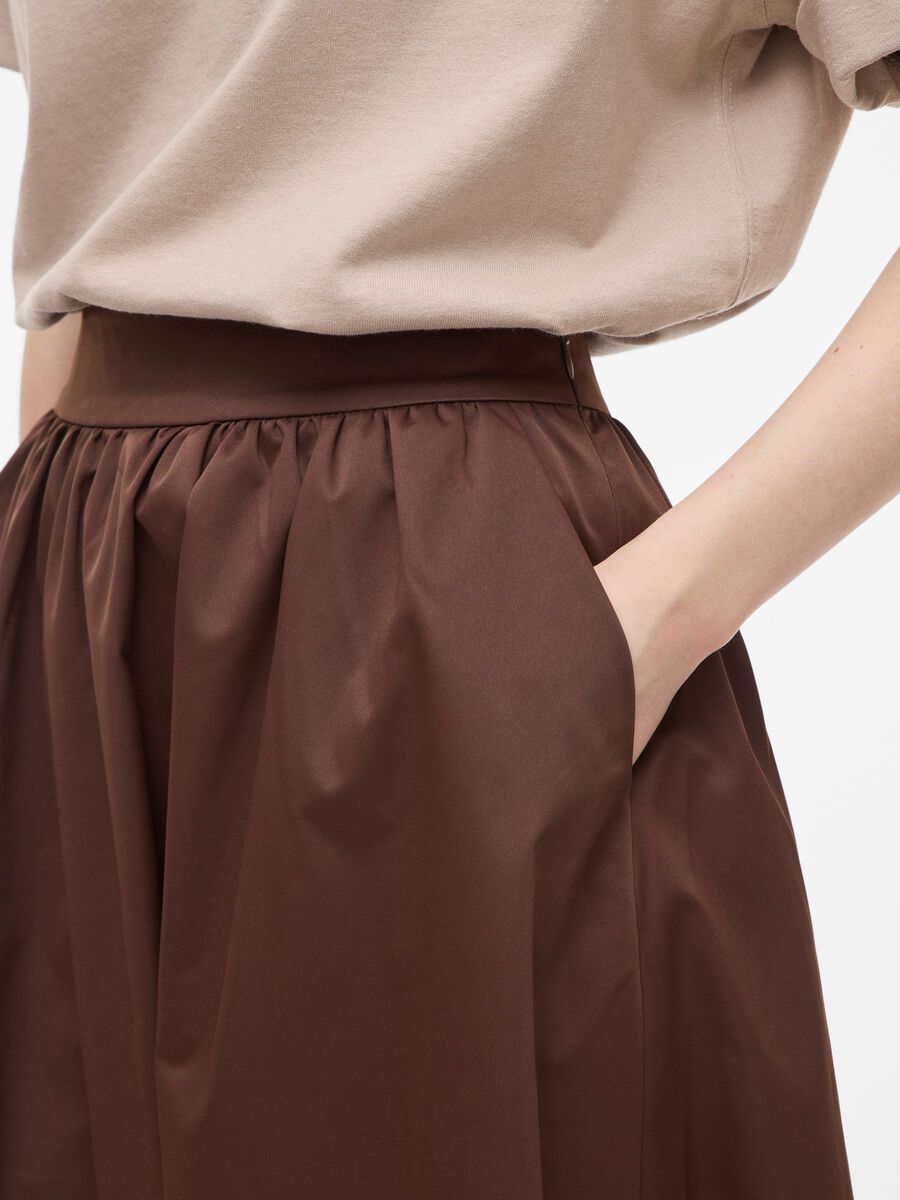 Carousel image - HIGH WAIST MAXI SKIRT, Chicory Coffee | 3