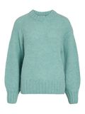Product image thumbnail - ROUND NECK KNITTED PULLOVER, Aquifer | 5