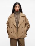VILA SHORT 2-IN-1 TRENCHCOAT, Petrified Oak, highres - 14108591_PetrifiedOak_003.jpg