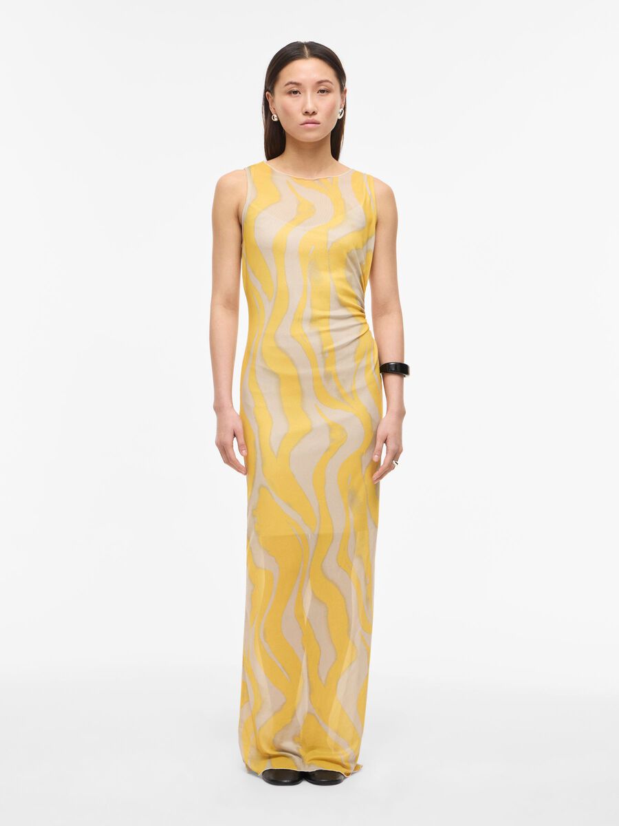 Carousel image - SLEEVELESS MAXI DRESS, Birch | 4