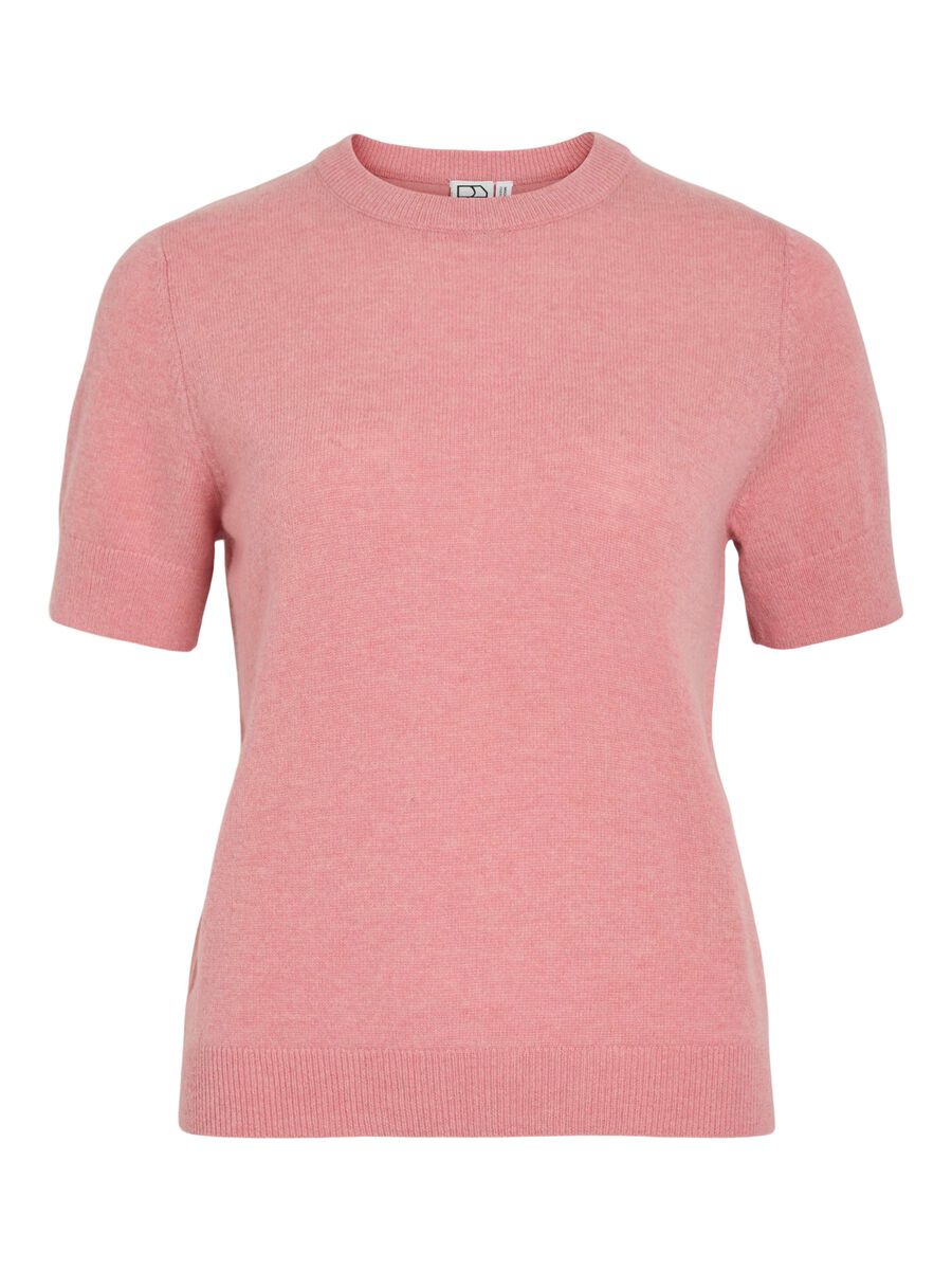 VILA WOOL BLEND KNITTED TOP, Peach Blossom, highres - 14108560_PeachBlossom_001.jpg