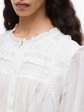 VILA MANDARIN COLLAR 3/4 SLEEVED SHIRT, Cloud Dancer, highres - 14108009_CloudDancer_007.jpg