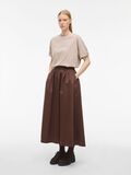 Product image thumbnail - HIGH WAIST MAXI SKIRT, Chicory Coffee | 4