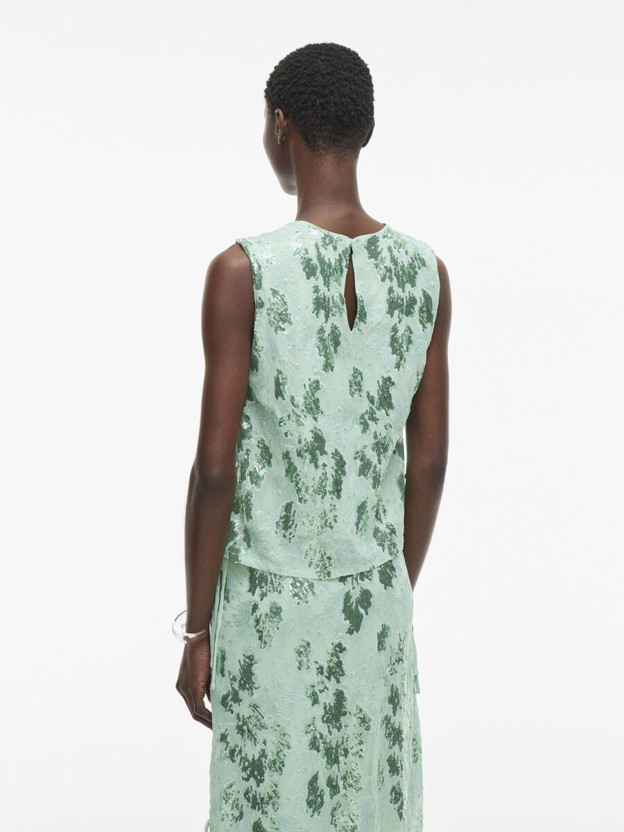 VILA SEQUIN SLEEVELESS TOP, Hemlock, highres - 14105731_Hemlock_004.jpg