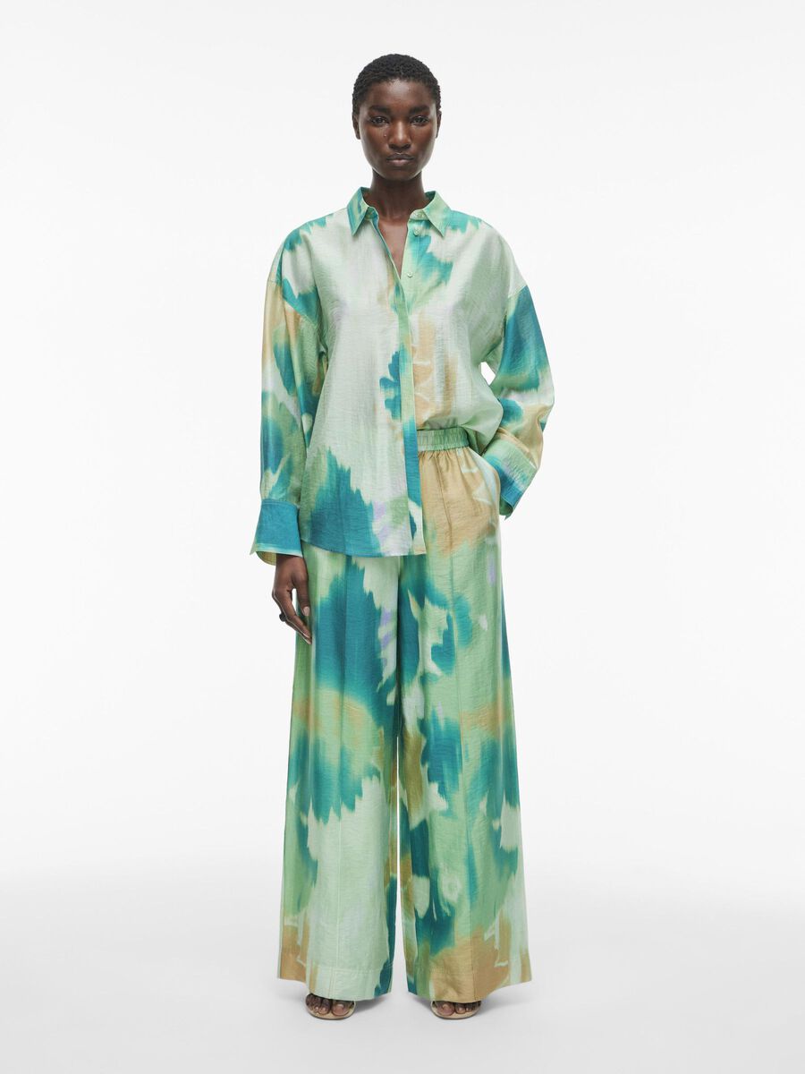 VILA HIGH WAIST TROUSERS, Hemlock, highres - 14105888_Hemlock_1176102_005.jpg