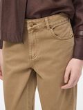 Product image thumbnail - MID-WAIST WIDE FIT JEANS, Dull Gold | 3