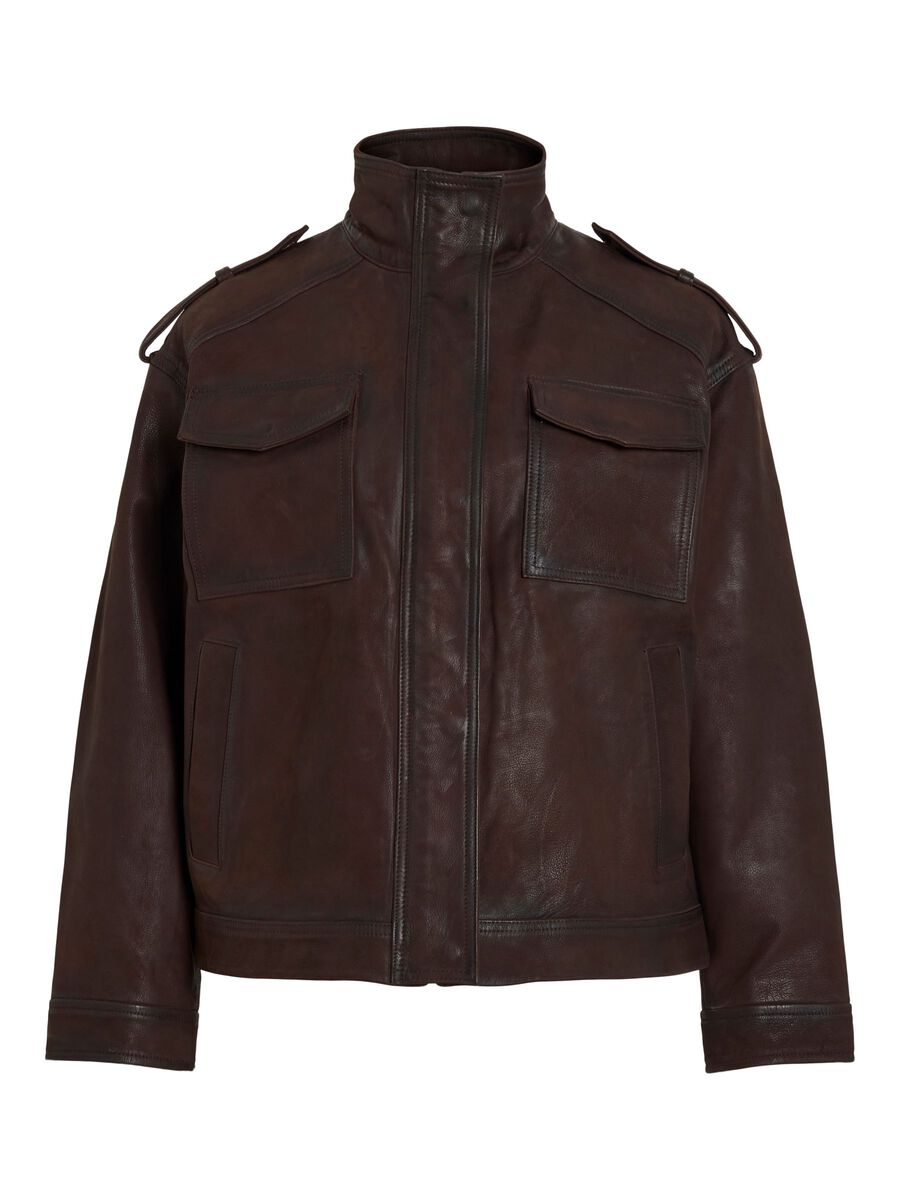 Product tile image - SUEDE JACKET, Bitter Chocolate | 14118247_BitterChocolate
