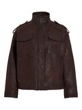 Product image thumbnail - SUEDE JACKET, Bitter Chocolate | 1