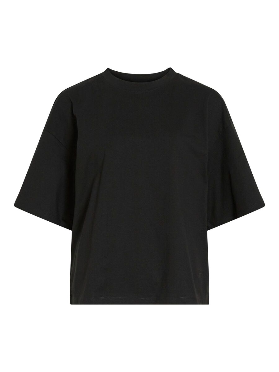 VILA COTTON OVERSIZED T-SHIRT, Meteorite, highres - 14108427_Meteorite_001.jpg