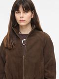 Product image thumbnail - SUEDE JACKET, Seal Brown | 3