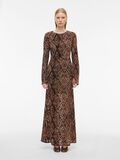 Product image thumbnail - LONG SLEEVED MAXI DRESS, Chicory Coffee | 1