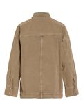VILA BUTTONED DENIM JACKET, Petrified Oak, highres - 14107803_PetrifiedOak_002.jpg