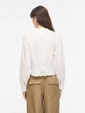 Product image thumbnail - V-NECK LONG SLEEVED SHIRT, Cloud Dancer | 2