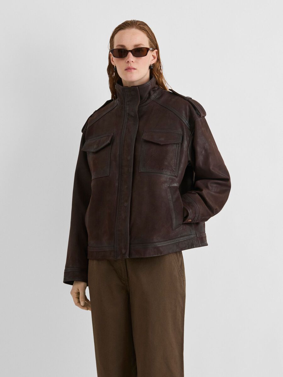 Product tile image SUEDE JACKET, Bitter Chocolate 14118247_BitterChocolate