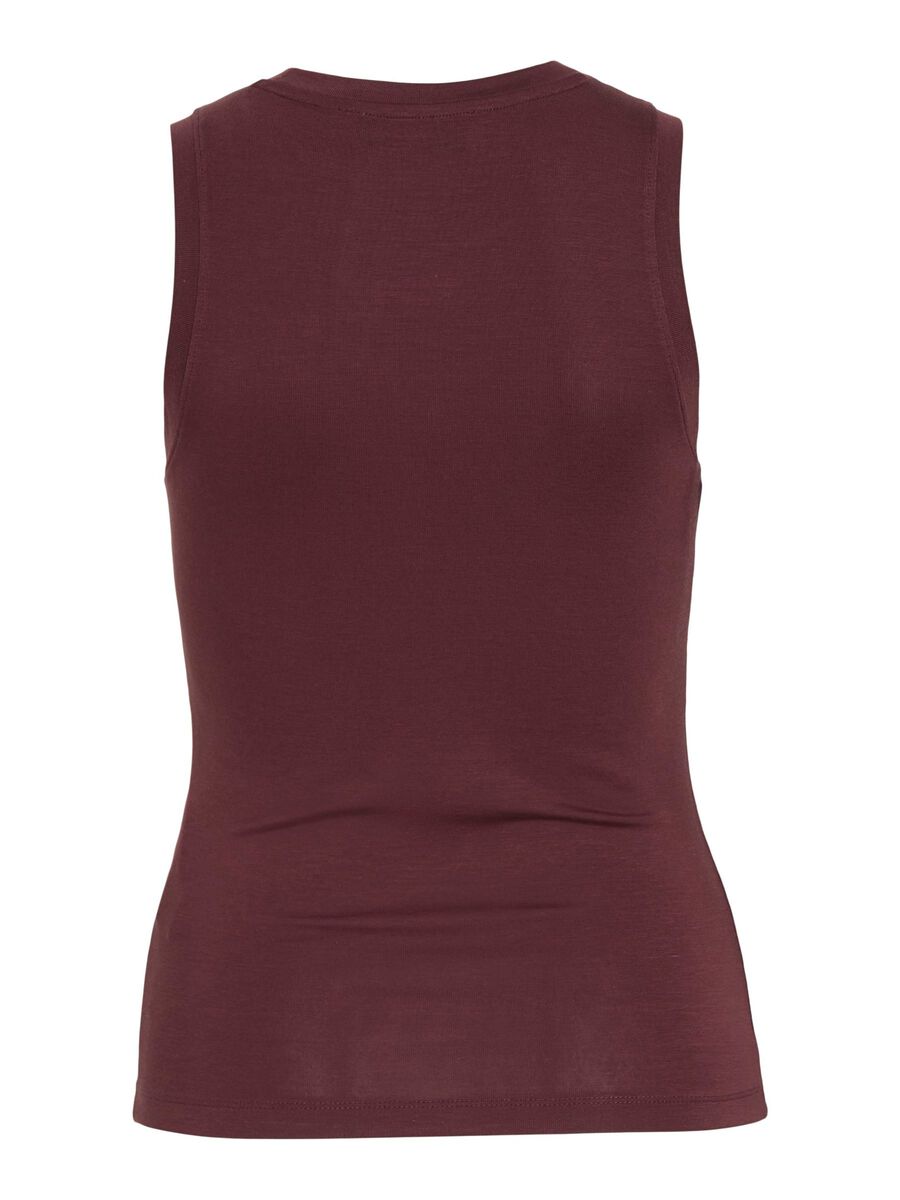 VILA SLEEVELESS TANK TOP, Decadent Chocolate, highres - 14108015_DecadentChocolate_1208379_002.jpg