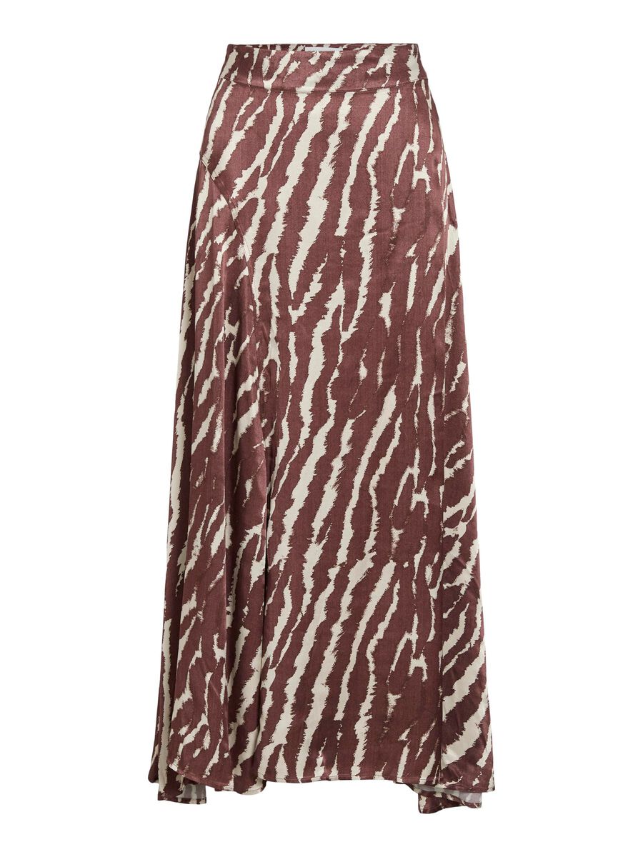 VILA HIGH WAIST MIDI SKIRT, Decadent Chocolate, highres - 14107816_DecadentChocolate_1209367_001.jpg