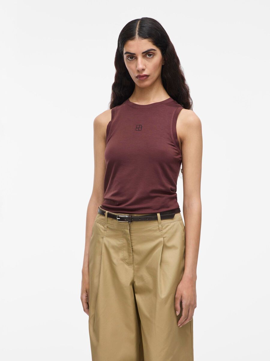 VILA SLEEVELESS TANK TOP, Decadent Chocolate, highres - 14108015_DecadentChocolate_1208379_003.jpg