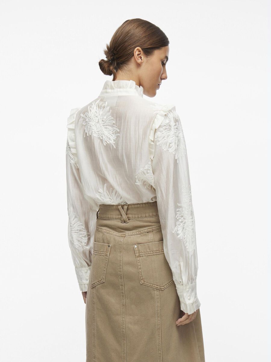 VILA HIGH NECK SHIRT, Cloud Dancer, highres - 14104162_CloudDancer_004.jpg
