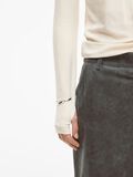 Product image thumbnail - ROUND NECK LONG SLEEVED TOP, Birch | 5