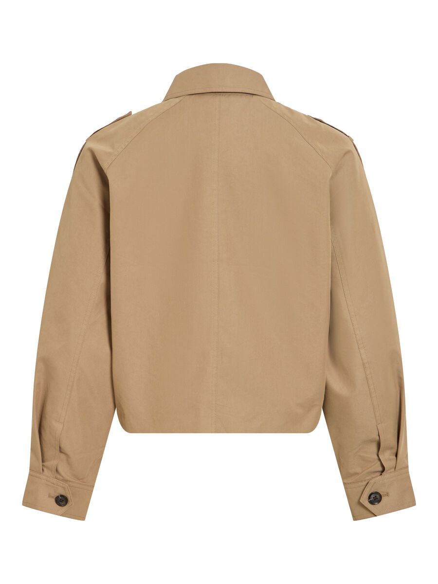 Carousel image 2 ZIPPER BOMBER JACKET, Sepia Tint